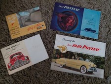 1940's Pontiac Original Car Sales Brochure Lot 46 47 49 picture
