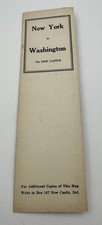 Vintage Roadmap AAA New York To Washington 1930s SHIPS FREE IN THE USA picture