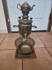antique russian brass samovar picture