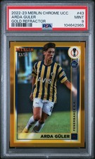 2022-23 TOPPS MERLIN CHROME UEFA CLUB COMPETITIONS #43 ARDA GULER 13/50 PSA 9 picture