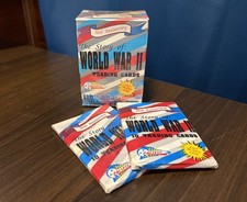 1992 Pacific World War II 50th Anniversary Trading Cards 110 Card Set + 2 Packs picture