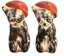 Vintage Scottie dogs Salt & pepper shakers 1950s Japan shaker set Dog lover gift picture