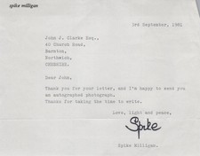 Spike Milligan, Actor, Comedian 