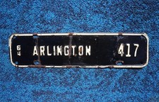 1964 ARLINGTON Virginia License Plate Topper picture