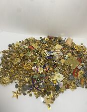 HUGE 1000+ Estate Sale Find Lapel Pin Pinback Collection LOTS OF VINTAGE 6 Pound picture