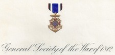 General Society of the War of 1812 / SEVEN Documents naming HARVARD DOCTOR as VP picture