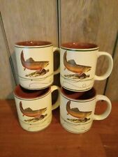 Rivers Edge Brown Trout Fly Fishing Mug set Of 4 picture