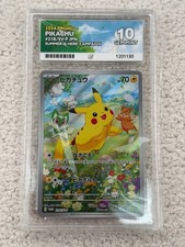 Pokémon TCG Scarlet & Violet Promo - Pikachu 218/SV-P (JP) - ACE 10 GEM Mint picture