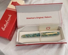 Esterbrook Estie Sea Glass Fountain Pen Gold Trim with Original Box picture