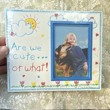 90’s Vintage/Retro little artist Picture Frame Brand New crayon color theme picture