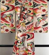 Japanese Antique Children's First Wear Kimono Visit Showa Retro picture