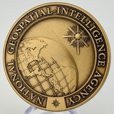 National Geospatial-Intelligence Agency NGA Challenge Coin GEOINT picture