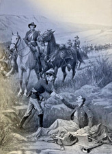 1895 Frontier Indian Fight Cavalry by General G A Forsyth picture