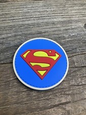 Patch PVC Tactical Morale HOOK-3D PVC Superman Super Hero Funny Cool picture