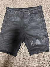 G-Star Raw Afrojack Coated Shorts Men Rare Collaboration Limited Edition VHTF Pr picture