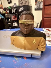BIGGIE SMALLS GEORDI LAFORGE STAR TREK TNG 3D Print Bust Figurine picture