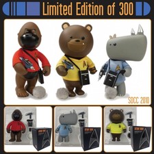 Rocket World IWG - Starfleet Star Trek SDCC 2010 Complete Set Limited to 300 ea. picture