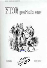 1970's KING PORTFOLIO RAYMOND ART FLASH GORDON PRINCE VALIANT COMICS ORIGINAL picture