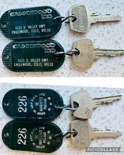 Greenwood Inn Englewood, Colorado Skiing 2 Hotel Room Keys #226 picture