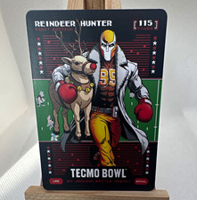 Tecmo Bowl First Edition Reindeer Hunter #189 Bo Jackson Battle Arena Card picture