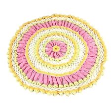 Vtg Handmade Crochet Doily 13.5