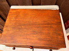 1939 Wm. A. Rogers Triple, Wood Chest Brown.  21 Rogers pieces + 12 other pieces picture