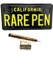 RARE MICHAELS Fountain Pen Pencil Combo in LEBOEUF Celluloid  14K Med Flex WOW picture