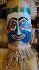 *AWESOME VINTAGE NATIVE TRIBAL NORTHWEST COAST?? USA BC  CARVED MASK   SUPER* picture
