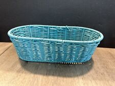 Blue Woven Basket Oblong picture