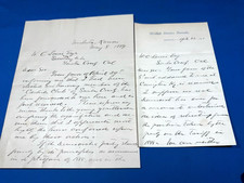 1889/1891 Signed Letters John G. Carlisle U.S. SENATOR Kentucky, House Speaker picture