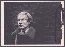 ANDY WARHOL - PICTURE POST CARD SIGNED picture