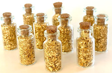 10 Bottles of Large Gold Flakes ..... picture