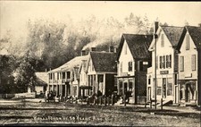Wells River VT Street Scene c1900s-10s Real Photo Vintage Postcard bhn picture