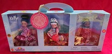 Vintage 2002 Barbie Kelly Friends of the World 3 Pack Dolls #1f61c4 New picture