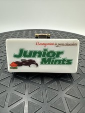 Vintage PHB Porcelain Hinged Trinket Box Junior Mints picture