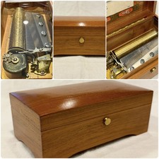 Vintage Mid-Century REUGE 4/50 Music Box ~SWISS FOLK SONGS~ FULL VIDEO picture