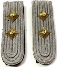 WWII GERMAN WAFFEN CAPTAIN OFFICER TUNIC SHOULDER BOARDS- INFANTRY  picture