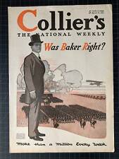 Rare Vintage 1918 Collier’s Magazine Cover - WW1 Era picture