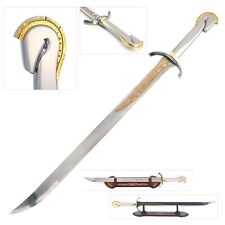 Medieval European Sword Stainless Steel Blade with Horse Pommel picture
