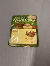 Conimar vintage recipe cards (6 x 5”, folds to 3 x 5”) bread, flour, egg, wheat picture