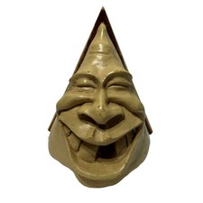 Vintage Vandor 1995 Laughing Face Wall Plaque Whimsical Resin Decor 4.5