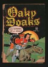 Oaky Doaks #1 Eastern Color 1942 Comic Strip Reprints  Cover Detached and Split picture