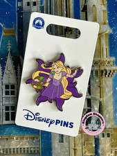 2026 Disney Parks Tangled Rapunzel Pascal Paint Palette OE Pin picture