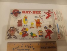 Kay Bee Toy Store Vintage Coupon and Promo Sticker Sheet - Mid 1990's picture