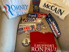 McCain Dole Paul Wallace Goldwater Ford Kerry Mondale Items picture
