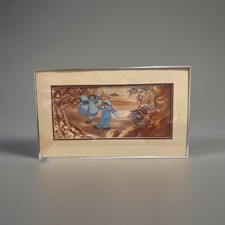 1977 Raggedy Ann & Andy Original Animation Cel Background Framed 22x14 COA picture