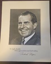 President richard nixon Signed Photo picture