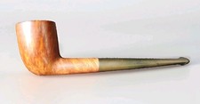 Vintage Unused Unsmoked Straight Grain Briar Estate Pipe Classic Billiard NOS picture