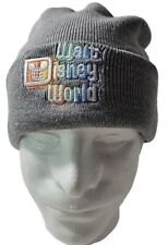 Disney Parks Hat Walt Disney World Gray Knit Beanie Acrylic WDW  Size Adult picture