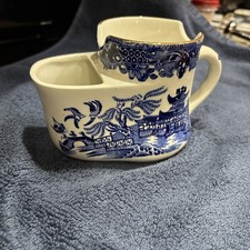 Vintage Blue Willow Scuffle Made Burslem England picture